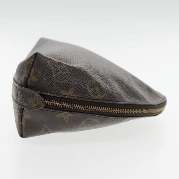 LOUIS VUITTON Monogram Trousse Demi Ronde Cosmetic Pouch M47520 LV Auth 94325 - Picture 4 of 16